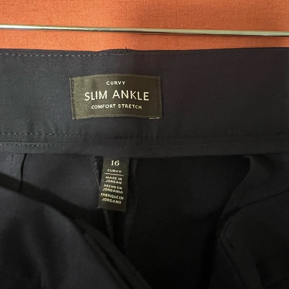 White House Black Market Navy Double-Breasted Blazer and Pants - Picture 6 of 7